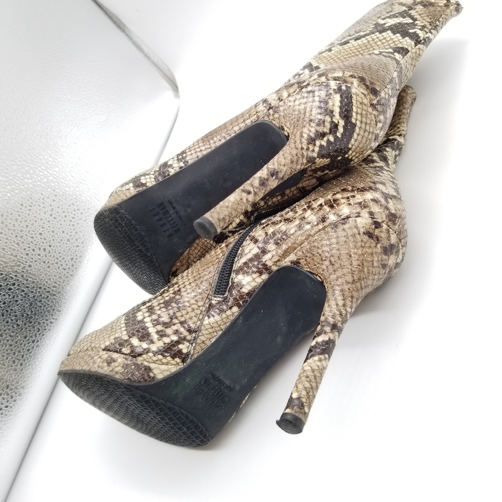 Stuart Weitzman Apollo Snakeskin Bootie - image 5